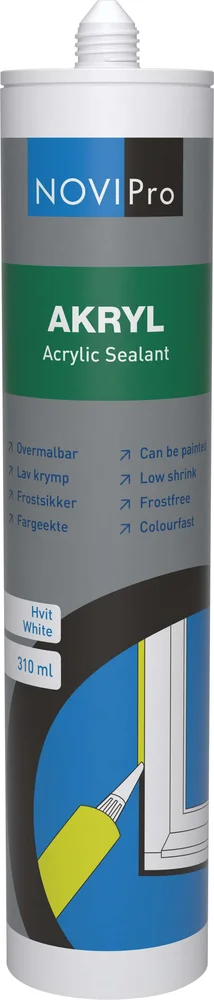 Akryl hvit 310ml v:3648881 Akryl hvit 310ml v:3648881