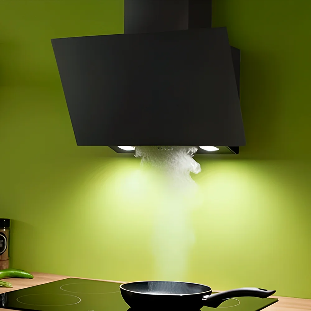 THERMEX TREND MODEL 50 KJØKKENHETTE 60 CM VEGGMODELL SORT MED MOTOR v:5378942
