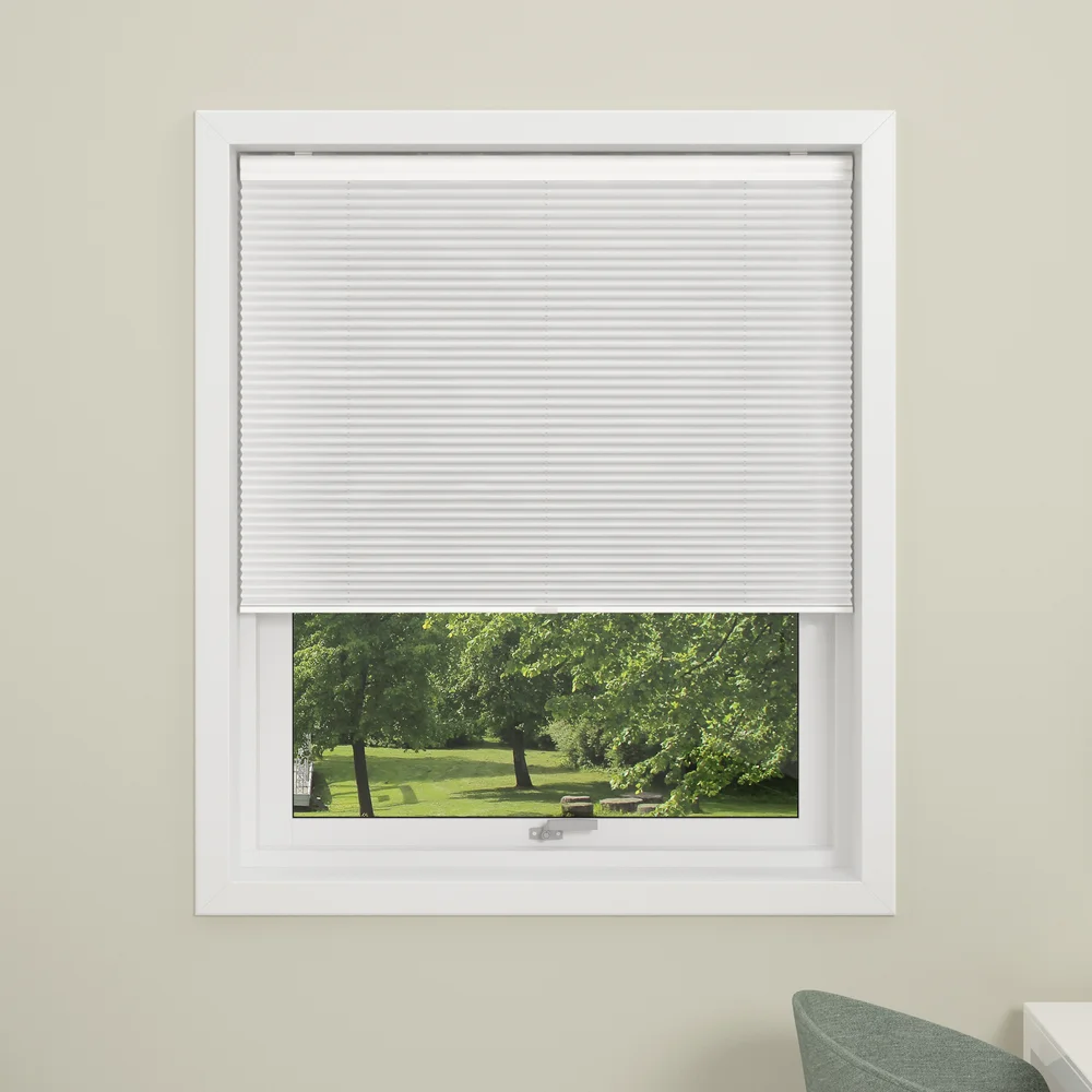 DEBEL PLISSÉGARDIN TOUCH LYSDEMPENDE HVIT 80X210 v:2611478