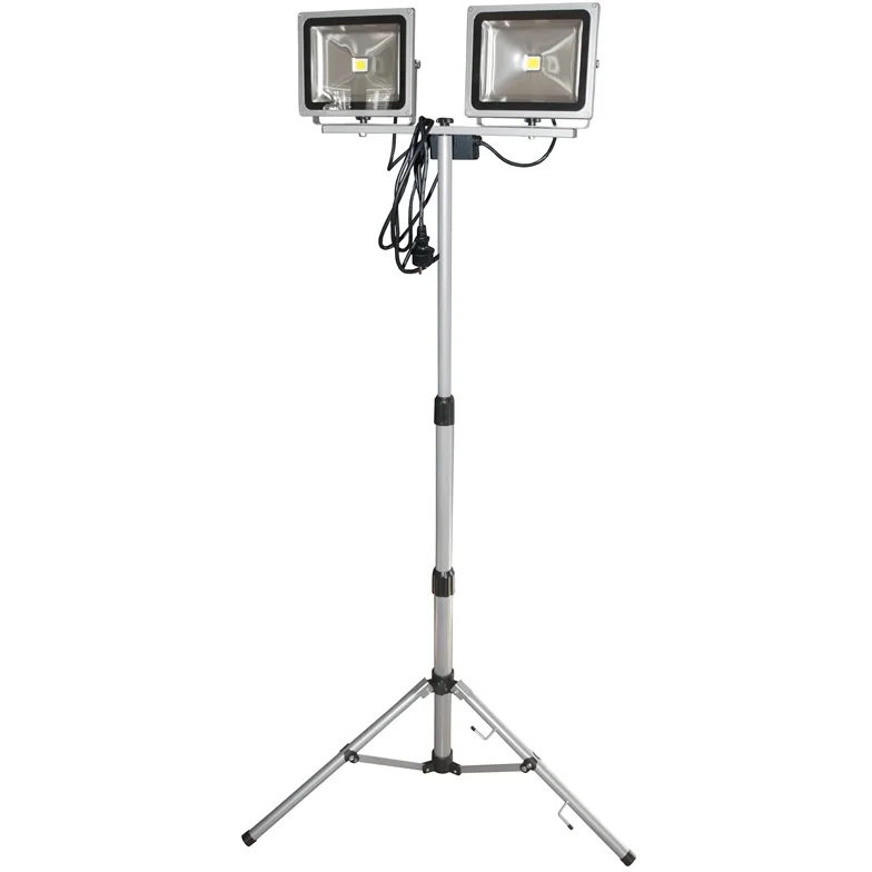 ARBEIDSLAMPE LED 2 STK 30W M/TELESKOPSTATIV v:4381081