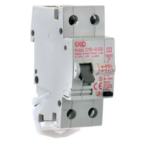 RCBO GS B10A 2P Garo Personbeskyttelsesautomat 3027479