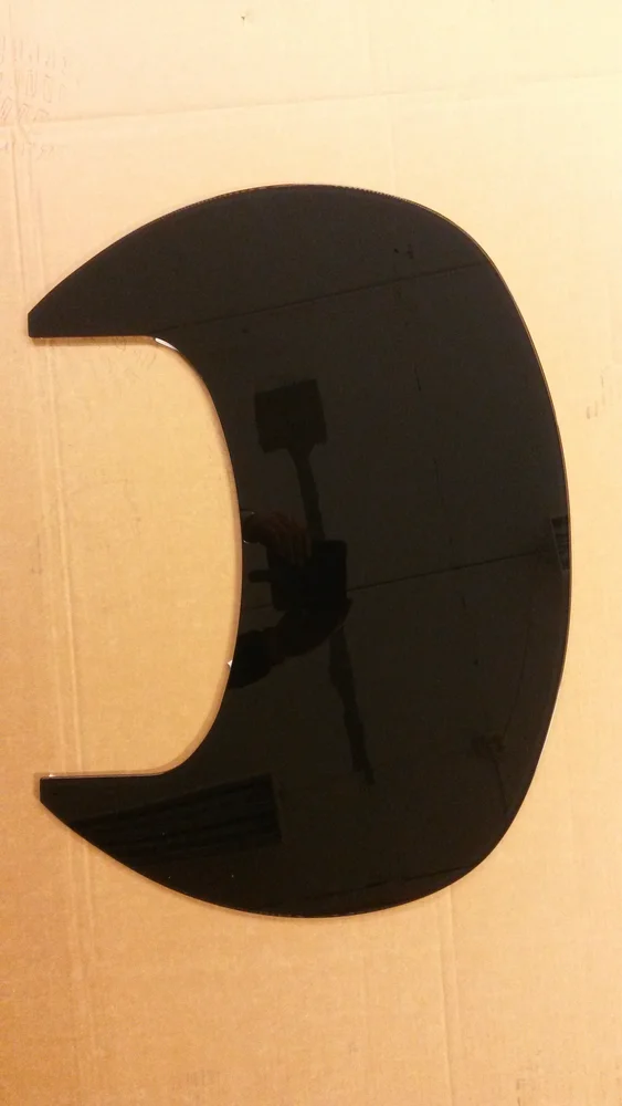 GULVPLATE MIMAS SORT v:4407146