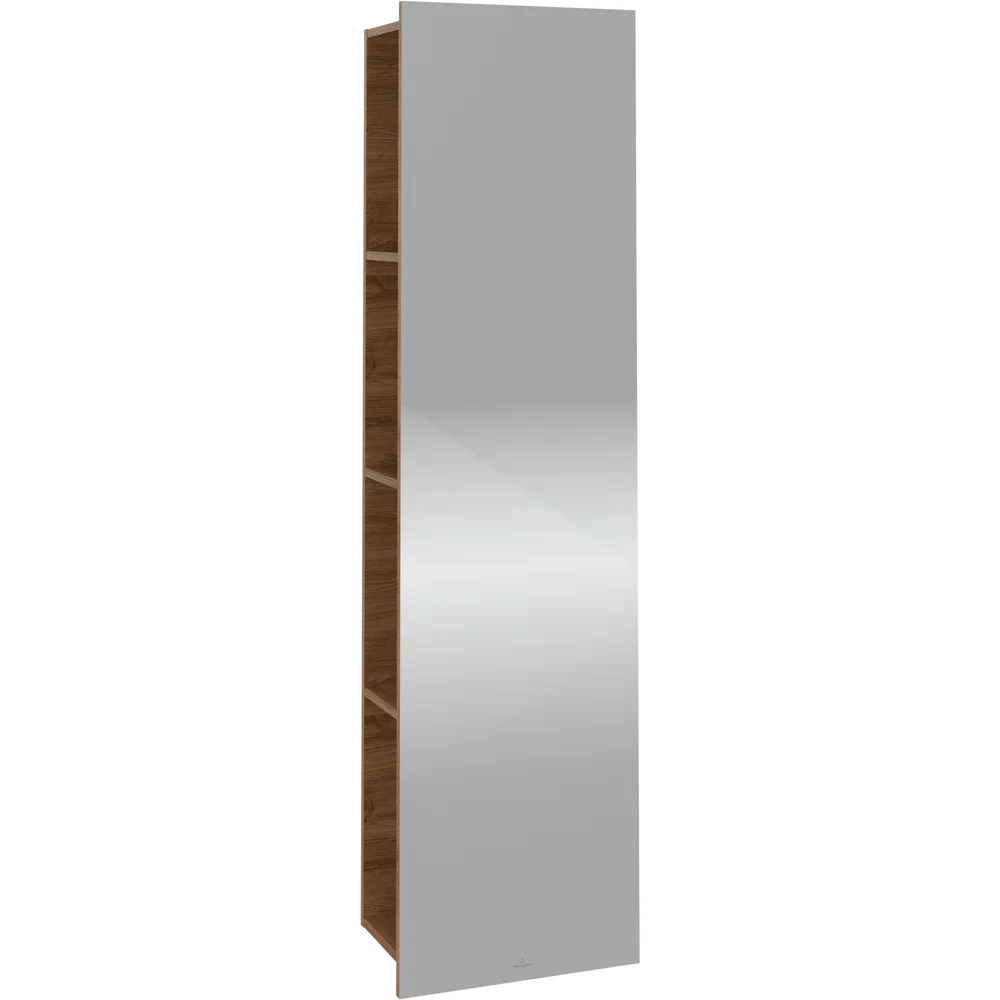 V&B SUBWAY 3.0 SPEILHYLLE 40X171 VENSTRE KANSAS OAK HÅNDTAK I KROM v:9934405