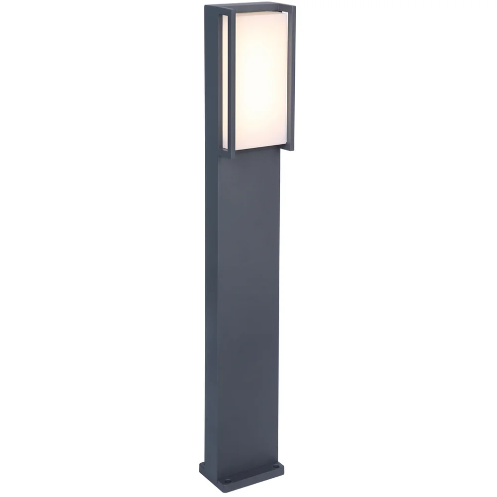 LUTEC ARCHITECTURAL QUBO LED FRITTSTÅENDE HAGELAMPE MØRK GRÅ v:2650523 LUTEC ARCHITECTURAL QUBO LED FRITTSTÅENDE HAGELAMPE MØRK GRÅ v:2650523
