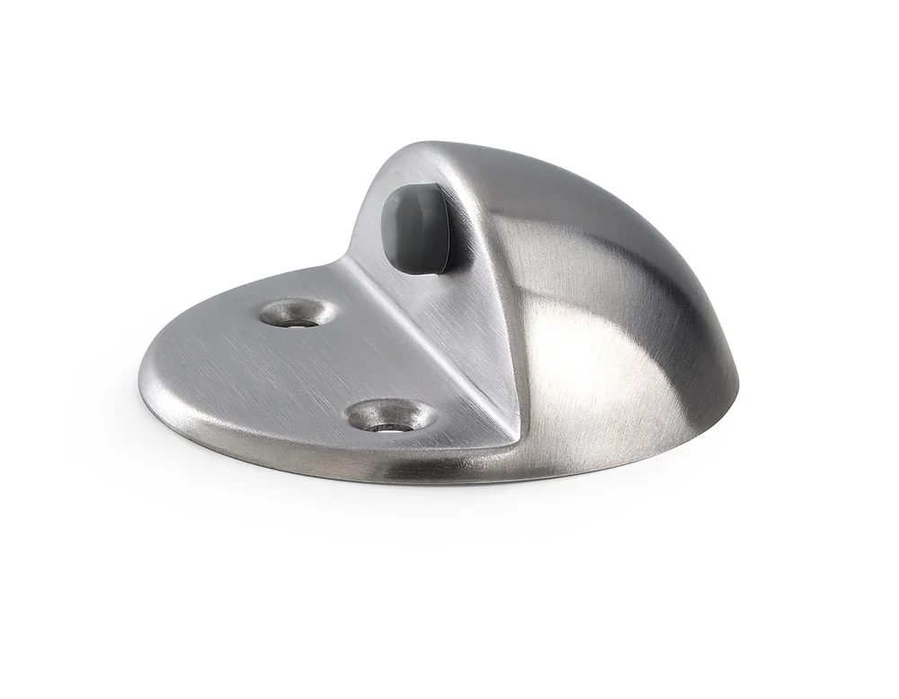 Dørstopper 2895 rustfri pp for tre eller stein gulv høyde 15mm v:5365898