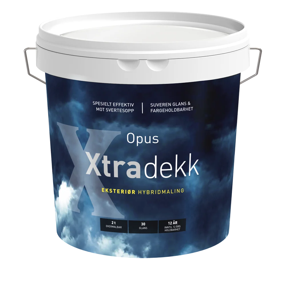 Hybridmaling glansgrad 30 hvit 2,7 liter v:9112785