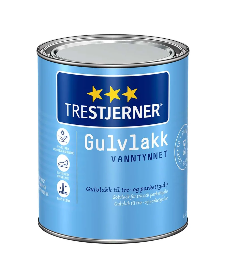 TreStjerner gulvlakk v:2123548