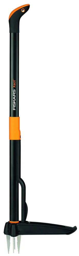 Fiskarsxact weeder ugressfjerner med lange ståltenner og ergonomisk grep v:8282517 Fiskarsxact weeder ugressfjerner med lange ståltenner og ergonomisk grep v:8282517