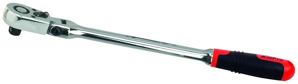 AMPRO SKRALLENØKKEL 1/2" LEDDET450MM v:5888396