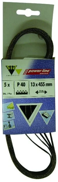 BÅNDSLIPEPAPIR FORPK. 5 STK v:3508953