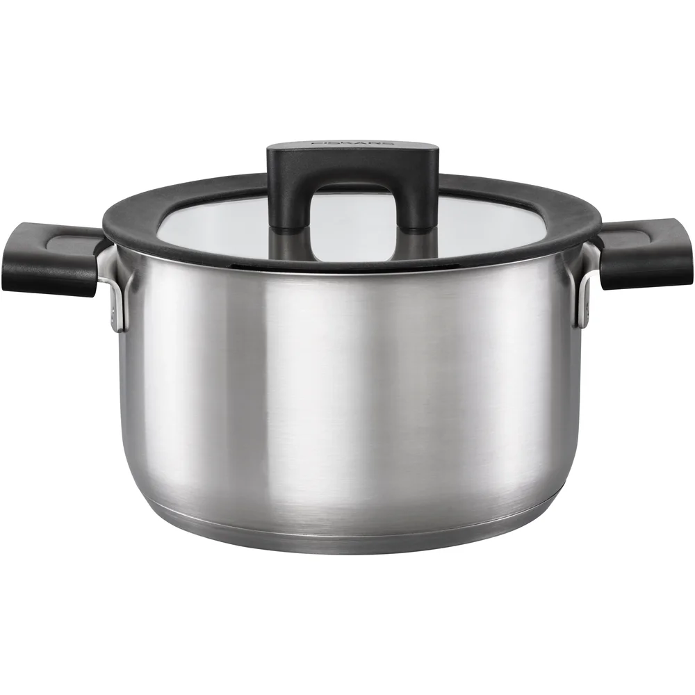 FISKARS HARD FACE STÅL GRYTE 3,5L M/LOKK v:7558019
