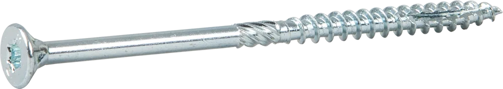 Treskrue Essdrive senkhode blankforsinket 6x80 mm 100 stk v:4959558