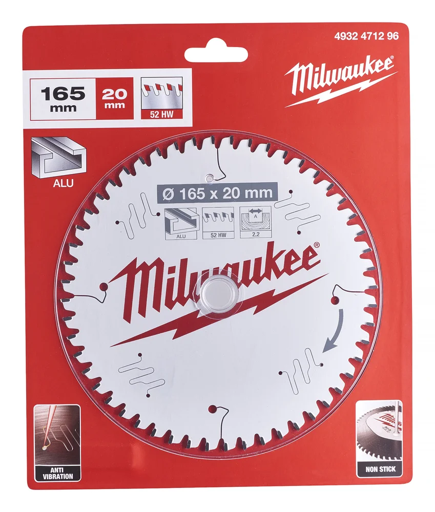 Milwaukee Sirkelsagblad for aluminium, 165–235 mm v:9799372 Milwaukee Sirkelsagblad for aluminium, 165–235 mm v:9799372