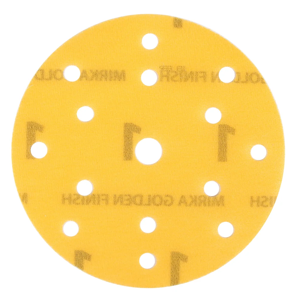 Mirka Rondell Golden Finish 1, grip, 15 hull, 150 mm, 50 stk. v:2293282 Mirka Rondell Golden Finish 1, grip, 15 hull, 150 mm, 50 stk. v:2293282