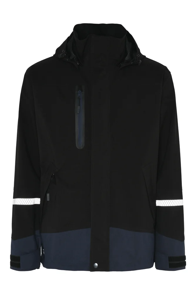 Skalljakke stretch sort/blå XXL v:2280099