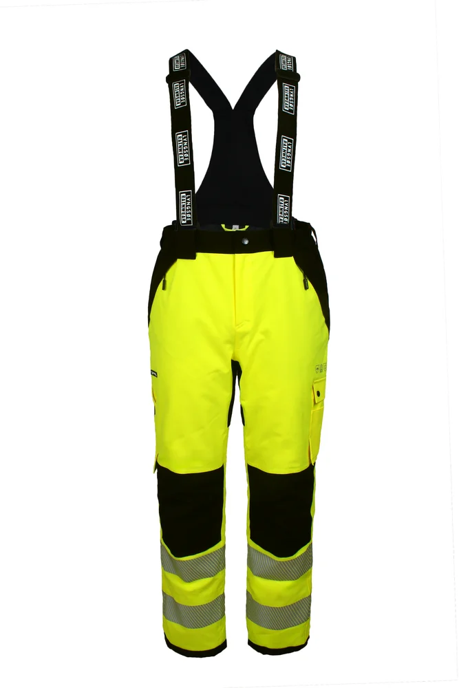 BUKSE 4-VEIS STRETCH SORT/GUL XXL v:3910104
