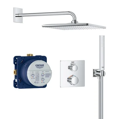 Precision Thermostat 34881000 Grohe Hodedusjsett 4068417 Precision Thermostat 34881000 Grohe Hodedusjsett 4068417