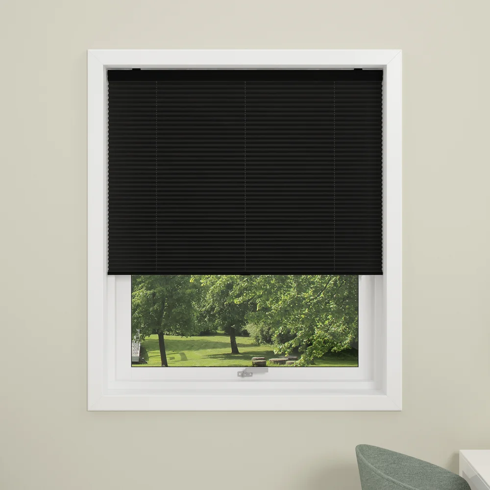 DEBEL PLISSÉ TOUCH LYSDEMPENDE 80X160, SORT v:4026752 DEBEL PLISSÉ TOUCH LYSDEMPENDE 80X160, SORT v:4026752