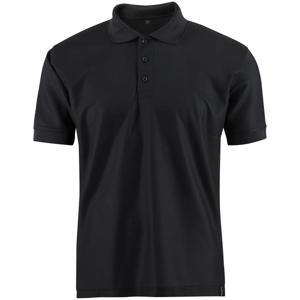 Pikeskjorte m cooldry 2xl svart v:9879072