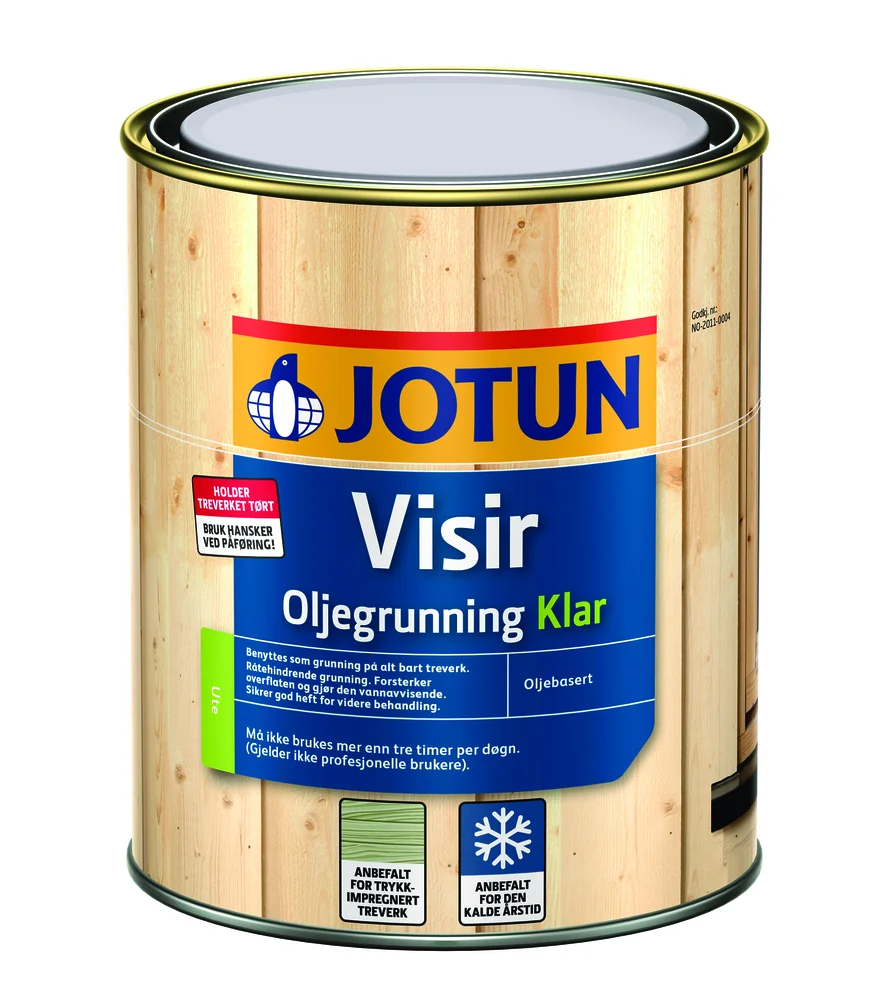 Visir oljegrunning klar 0,9 liter v:3735426 Visir oljegrunning klar 0,9 liter v:3735426