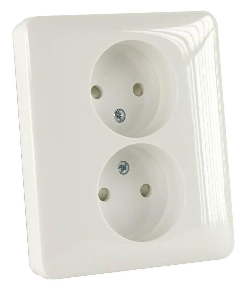 Schneider Electric Vegguttak, innfelt, ujordet, Exxact v:8917898