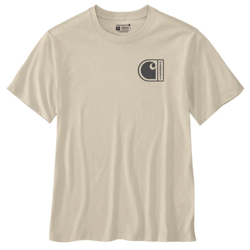 Carhartt T-skjorte, kremhvit v:7126026 Carhartt T-skjorte, kremhvit v:7126026