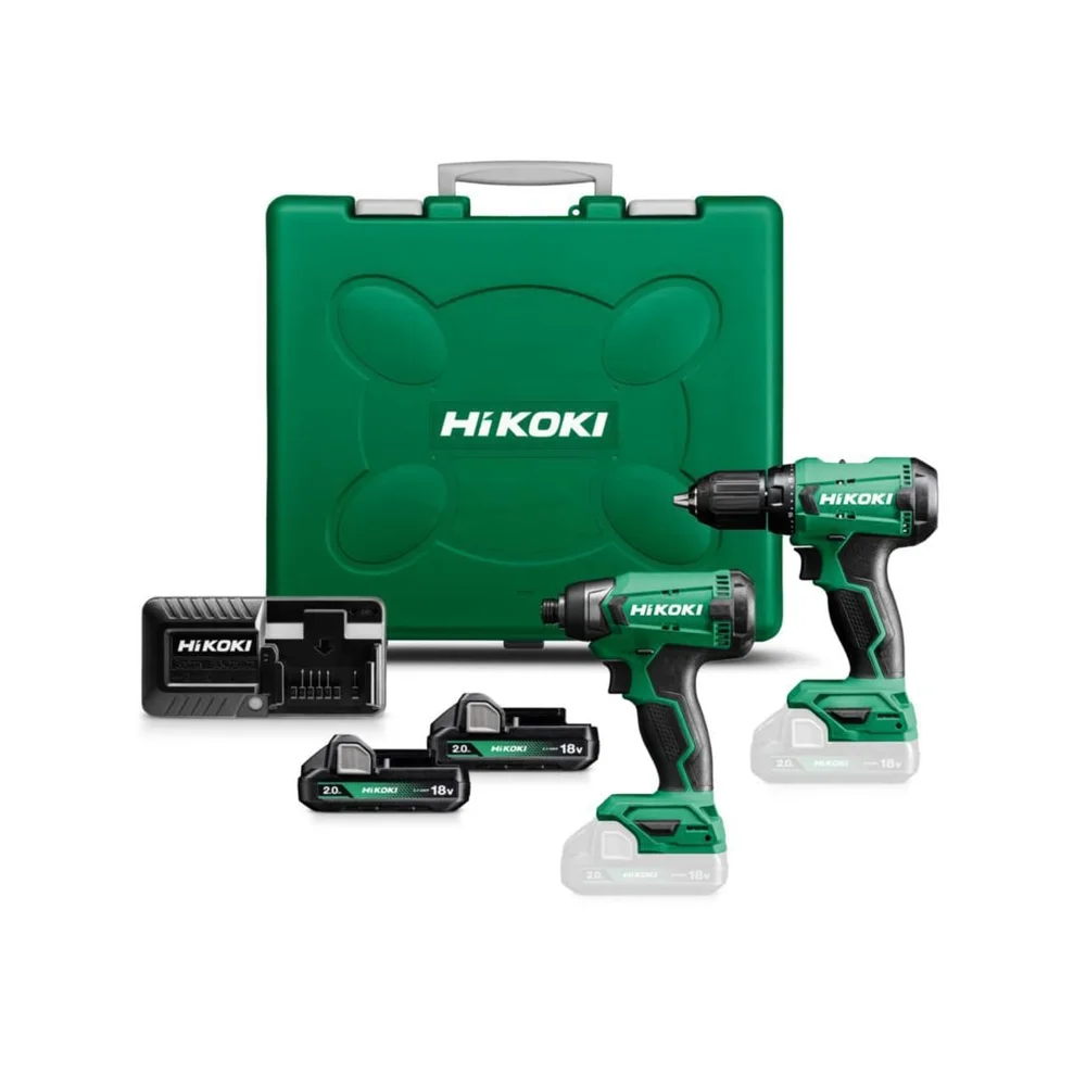 HiKOKI Kombikit KC18DA(DS) 18v 2x2ah DS18D v:6767251 HiKOKI Kombikit KC18DA(DS) 18v 2x2ah DS18D v:6767251