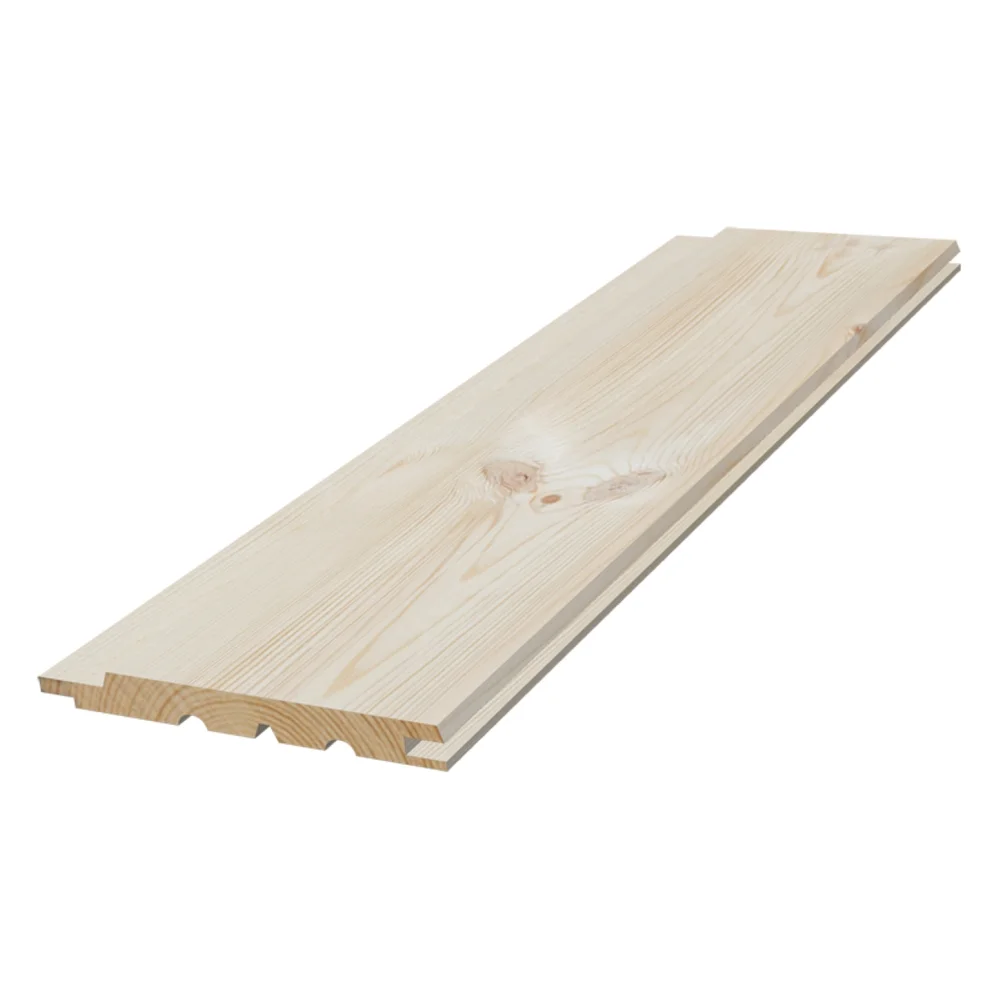 Skyggepanel m/skråkant natur 13x120 mm ubehandlet gran v:8579753