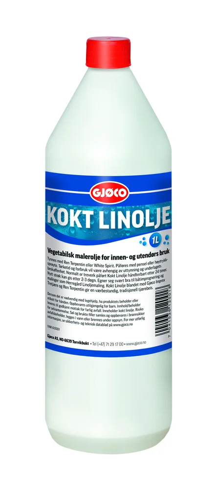 Gjøco Linolje kokt 1l v:8978860 Gjøco Linolje kokt 1l v:8978860