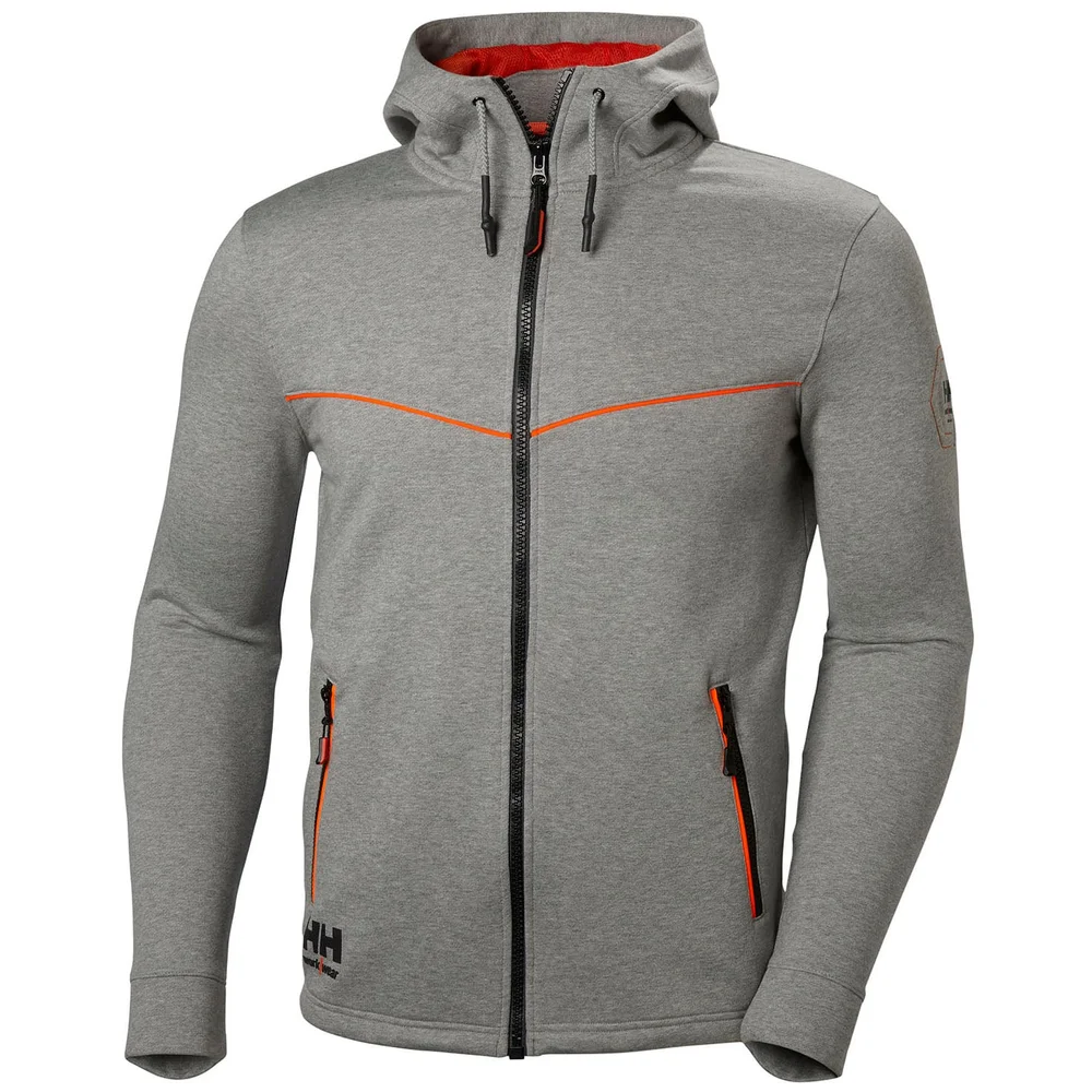Helly Hansen Workwear Hettegenser Chelsea Evolution helzip, gråmelert v:6320299 Helly Hansen Workwear Hettegenser Chelsea Evolution helzip, gråmelert v:6320299