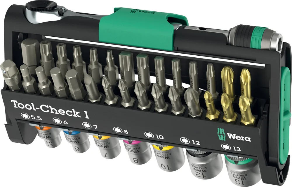 WERA BITSSETT TOOL-CHECK 1, 38 DELER v:6522915