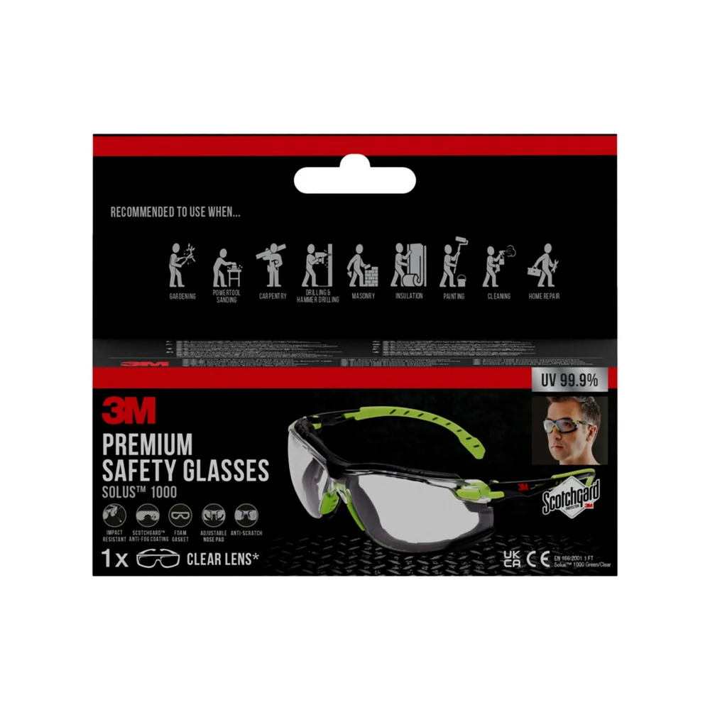 Vernebrille antidugg grøn/sort v:7705935