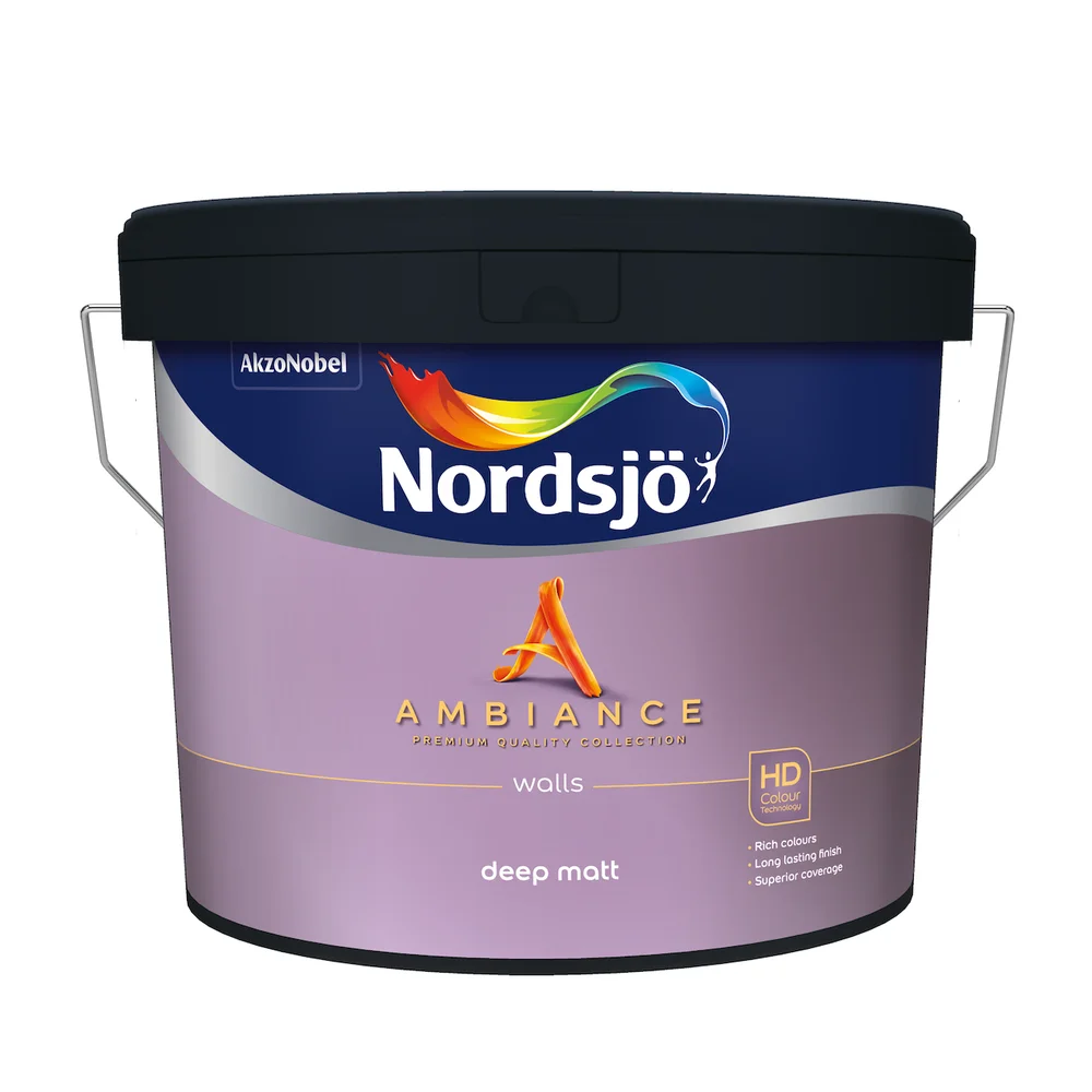 NORDSJØ AMBIANCE DEEP MATT VEGGMALING BW 2,5L v:5729649