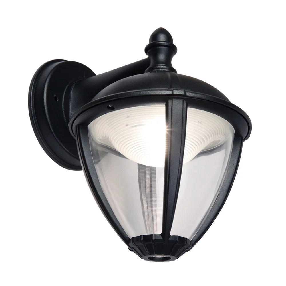 LUTEC TRADITION UNITE VEGGLAMPE DOWN MATT SORT v:7925002