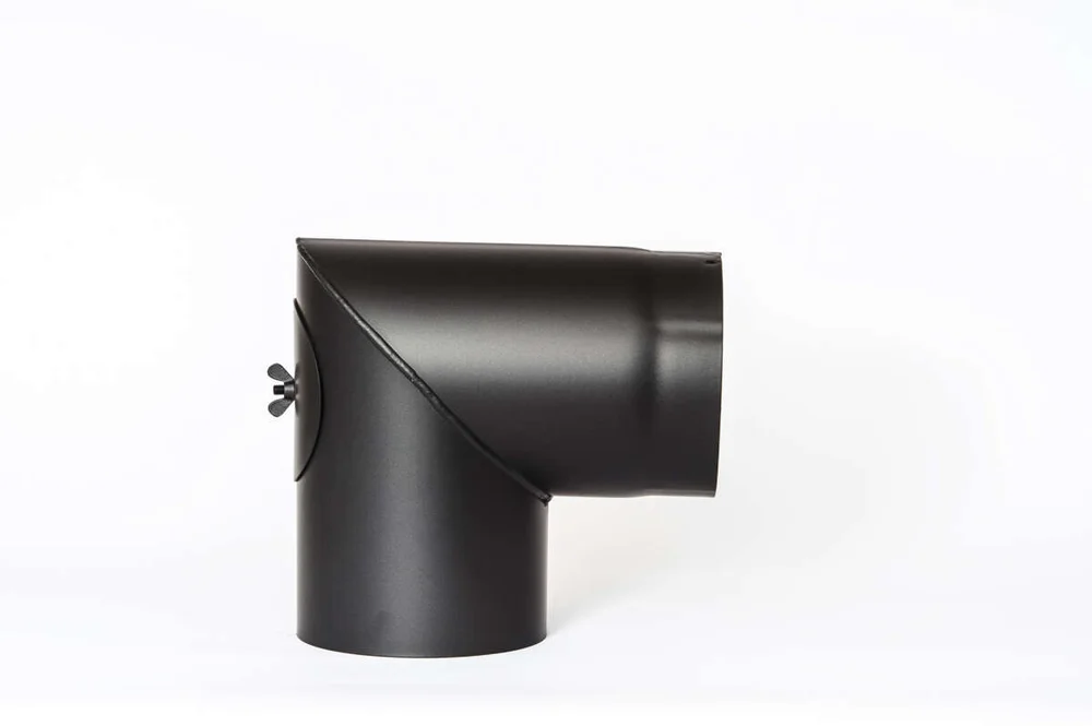Tolmer Ø180×90° knerør m/luke v:5488078