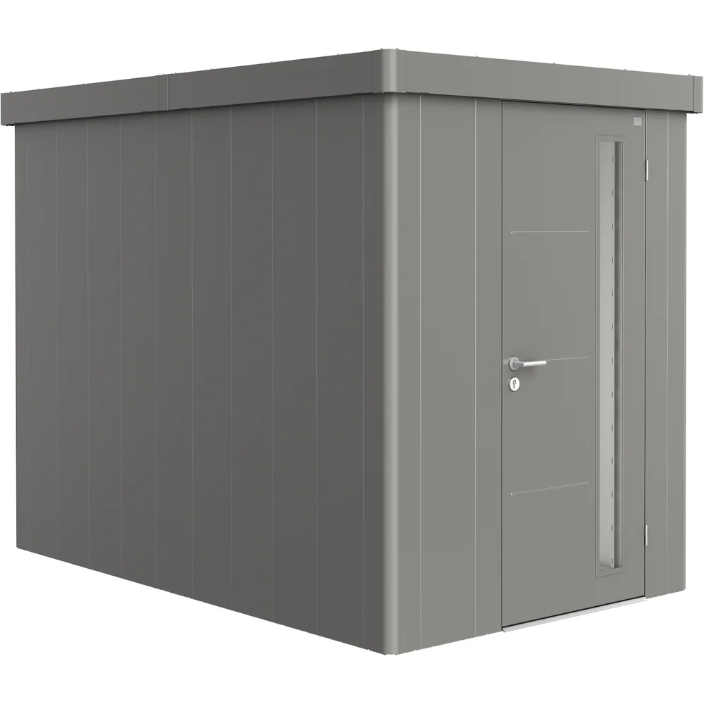 BIOHORT REDSKAPSBOD NEO 3A STD. DØR KVARTSGRÅ METALLIC v:2222938