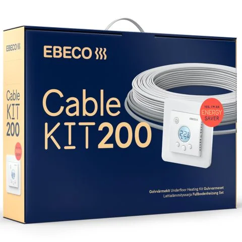 Cable Kit 200 Ebeco Gulvvarmesett 2818643 Cable Kit 200 Ebeco Gulvvarmesett 2818643