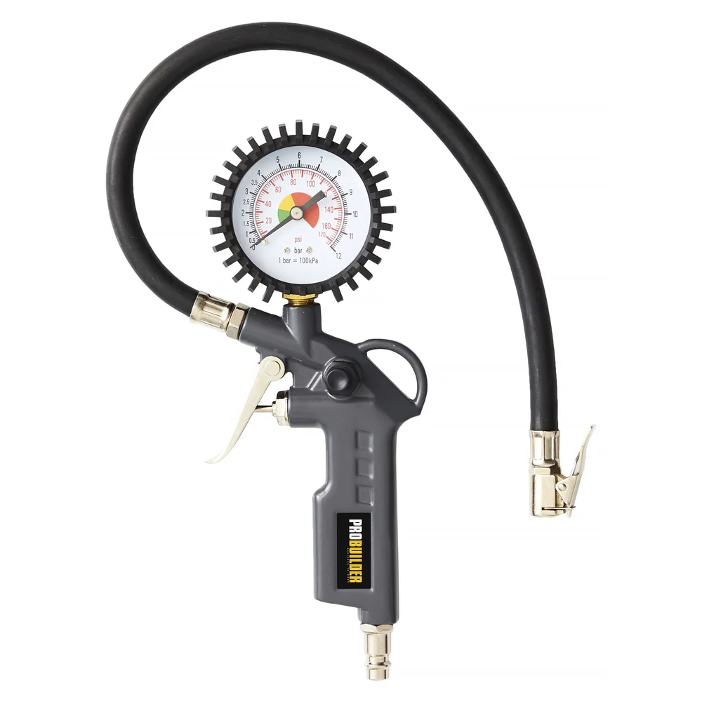 ProBuilder Dekkpåfyller med manometer v:2113809 ProBuilder Dekkpåfyller med manometer v:2113809