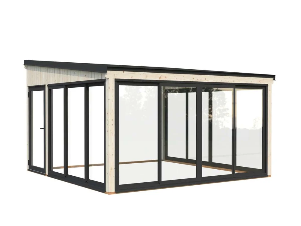 Palmako Lumi Slide Plus hagestue 16.6 m2 v:3014916 Palmako Lumi Slide Plus hagestue 16.6 m2 v:3014916