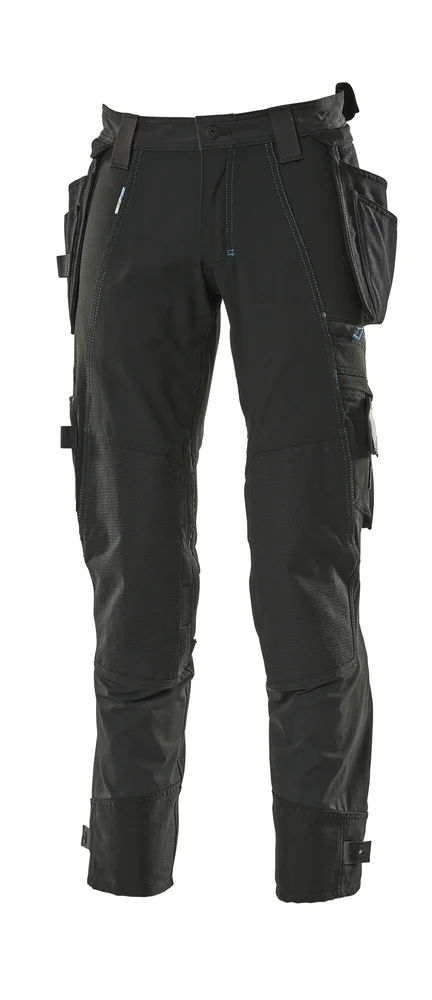 Arbeidsbukse med avtagbare hengelommer 82 cm C42 svart v:3228761 Arbeidsbukse med avtagbare hengelommer 82 cm C42 svart v:3228761