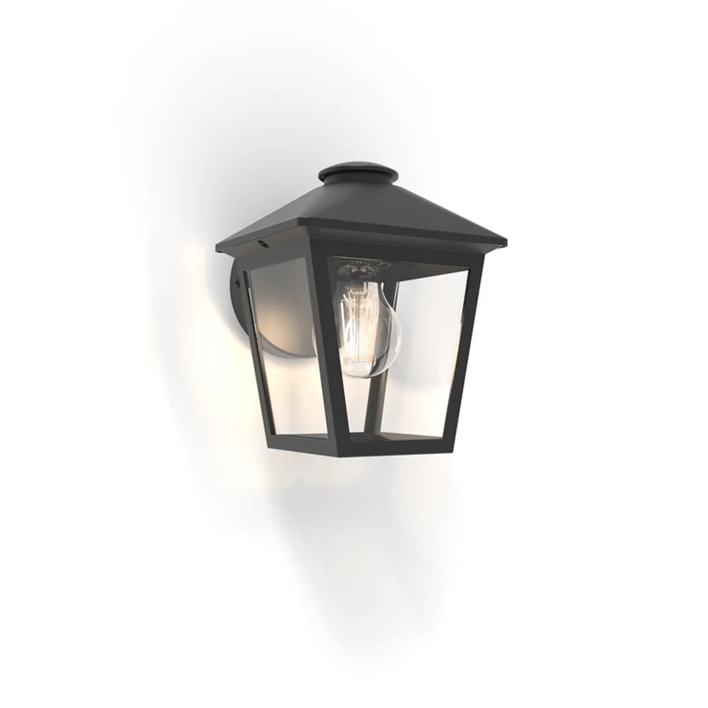 LUTEC TRADITION ZAGO VEGGLAMPE MATT SORT v:7976716 LUTEC TRADITION ZAGO VEGGLAMPE MATT SORT v:7976716