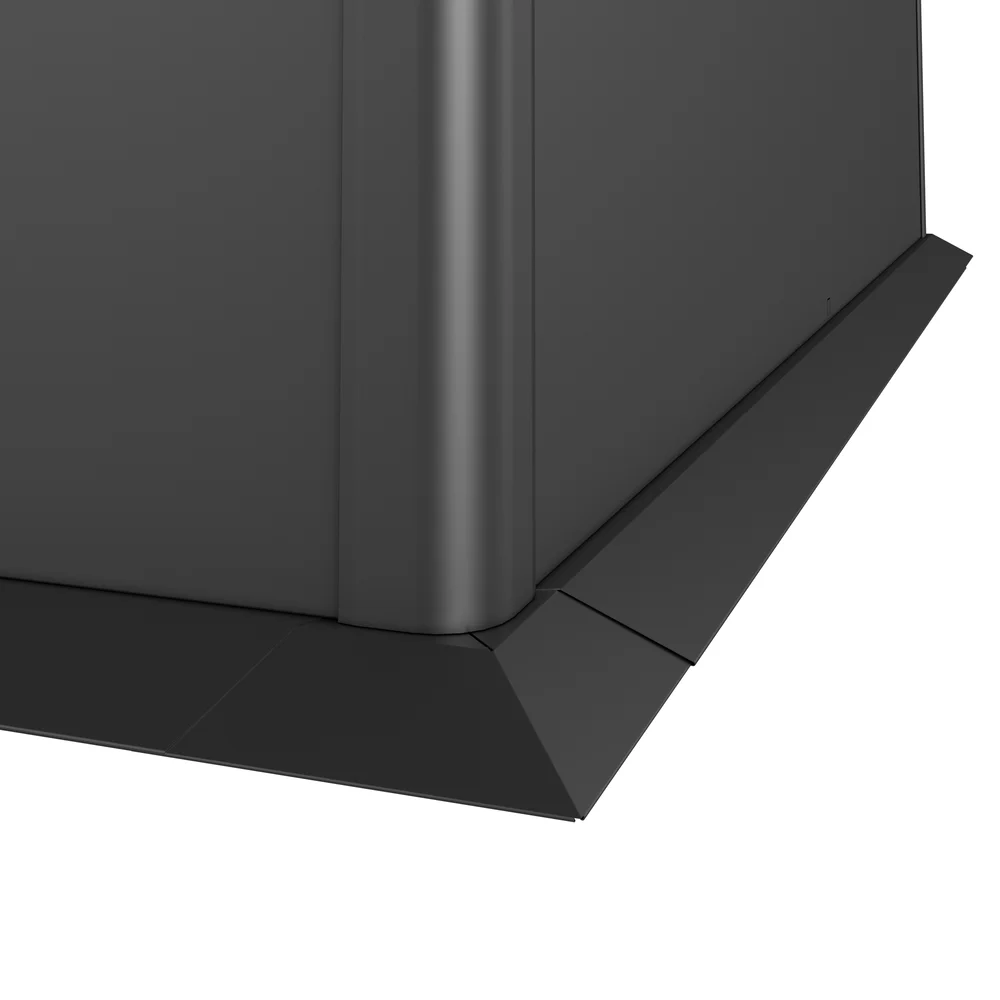BIOHORT PYNTEKANT 1,5X0,5 MØRK GRÅ METALLIC v:5934933