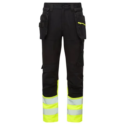 BUKSE HÅNDVERK HI-VIS KL1 GUL-EU50 v:8658798