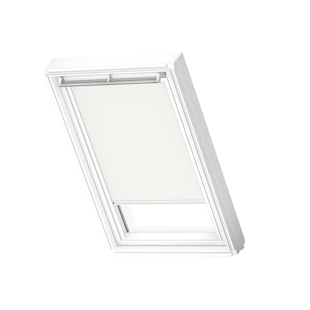 Blendingsgardin mk04 hvit hvit ram v:4558732