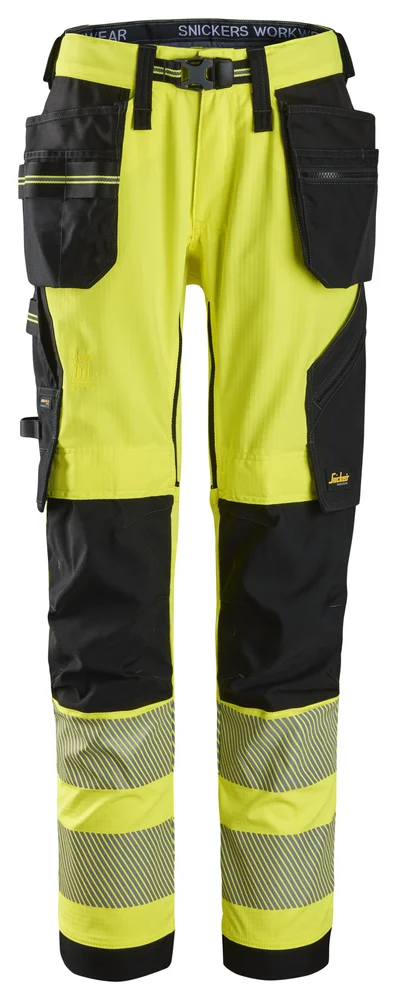 Arbeidsbukse stretch gul/sort str 146 v:5174902