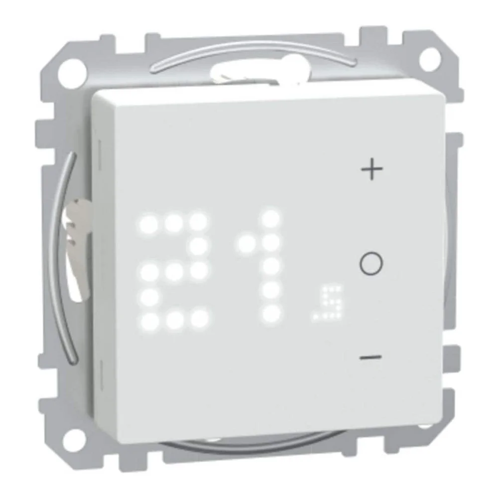 Schneider Electric Termostat Exxact, elektronisk, 16A, Zigbee 3.0, hvit v:3121722 Schneider Electric Termostat Exxact, elektronisk, 16A, Zigbee 3.0, hvit v:3121722