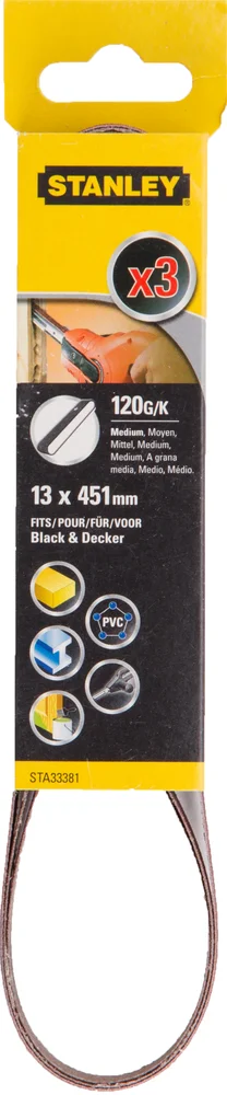 SLIPEBÅND SUPERFIL 3STK 13MM 120K v:8965314