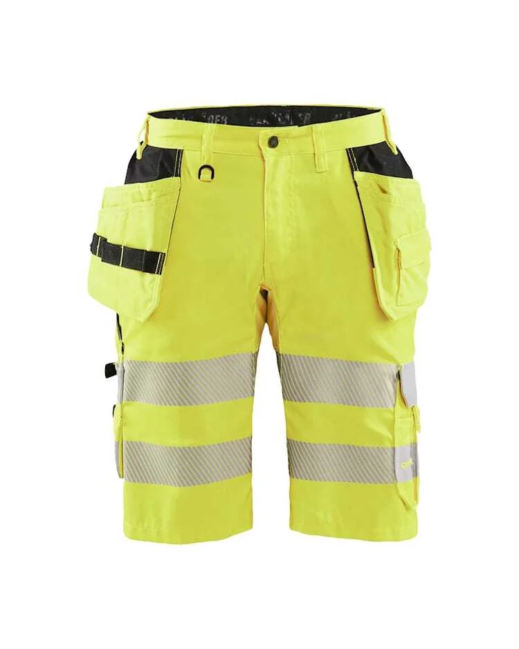 HÅNDVERKSSHORTS VARSEL STRETCH 1586 GUL v:9953730 HÅNDVERKSSHORTS VARSEL STRETCH 1586 GUL v:9953730