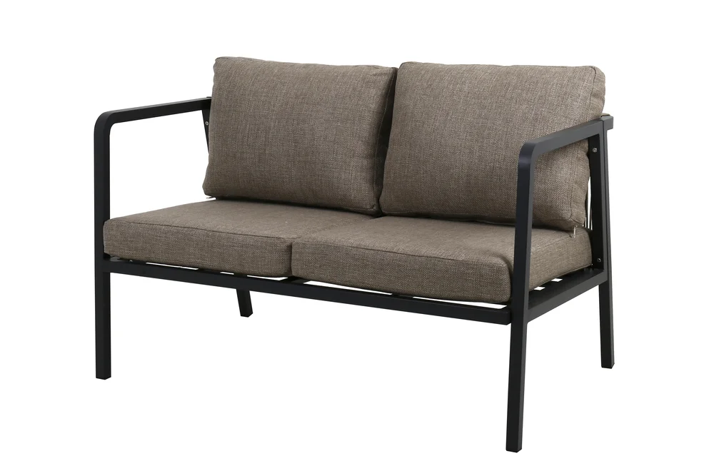 Utesofa 2-seter Sardinia mandelfargede puter v:2045401
