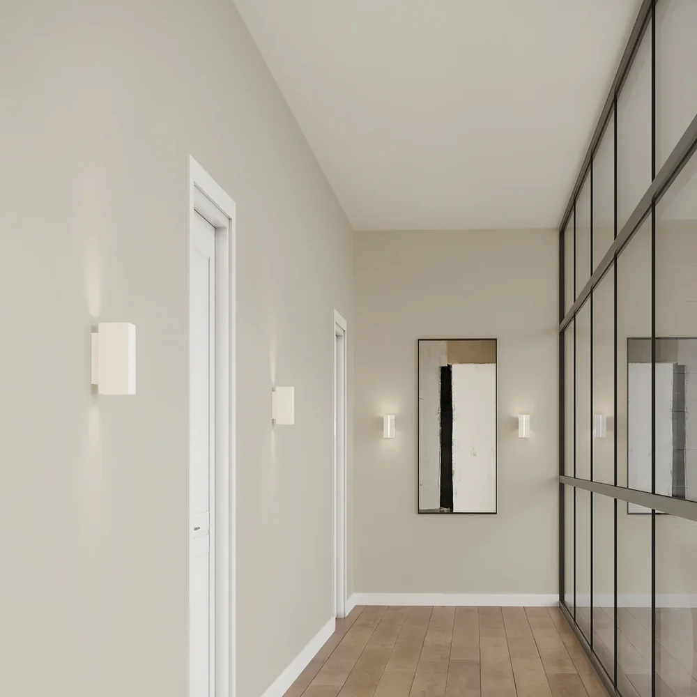 NORDLUX CURTIZ VEGGLAMPE LED 3-STEP MATT HVIT v:1147237